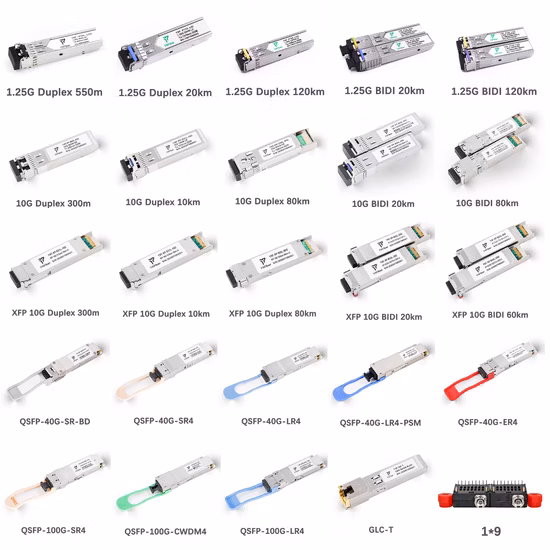 Generic Compatible 1000base-Bx Bidi SFP Sc Connector1550nm-Tx/1310nm-Rx 20km Dom SFP Module
