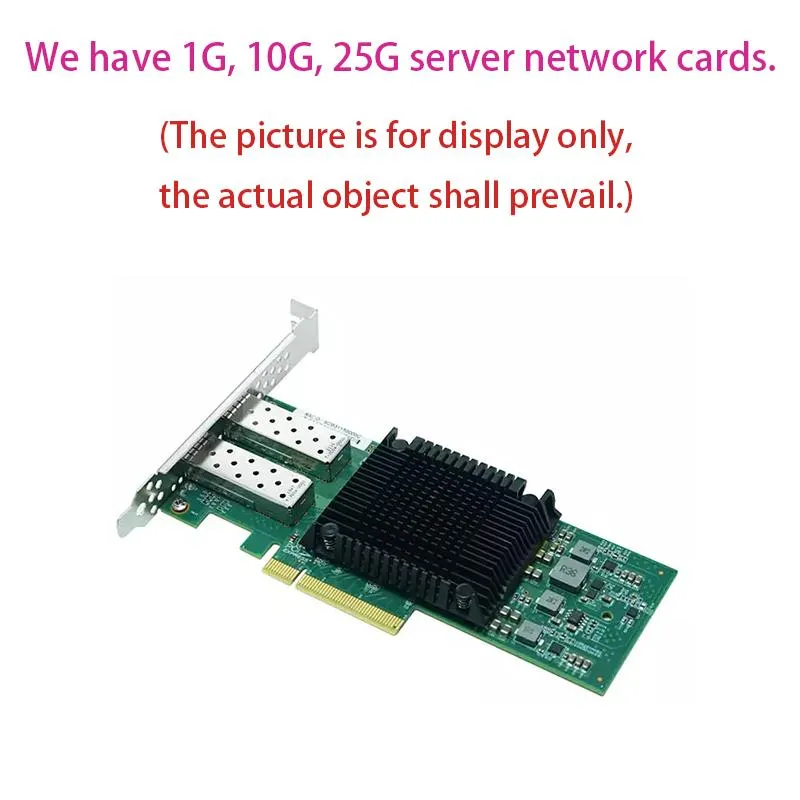 Server Ethernet Card Mellanox Cx4-Lx En 25GB Optical Port Dual Port SFP28 Pcie 3.0X8 Network Card